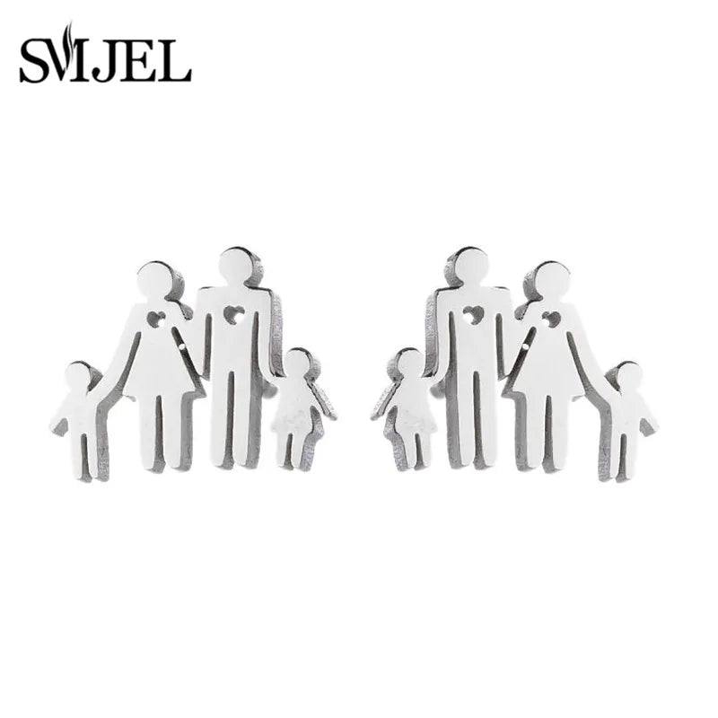 2025 Stainless Steel Jesus Cross Earrings – Men’s Christian Stud Jewelry with Heart Charm - Image 32