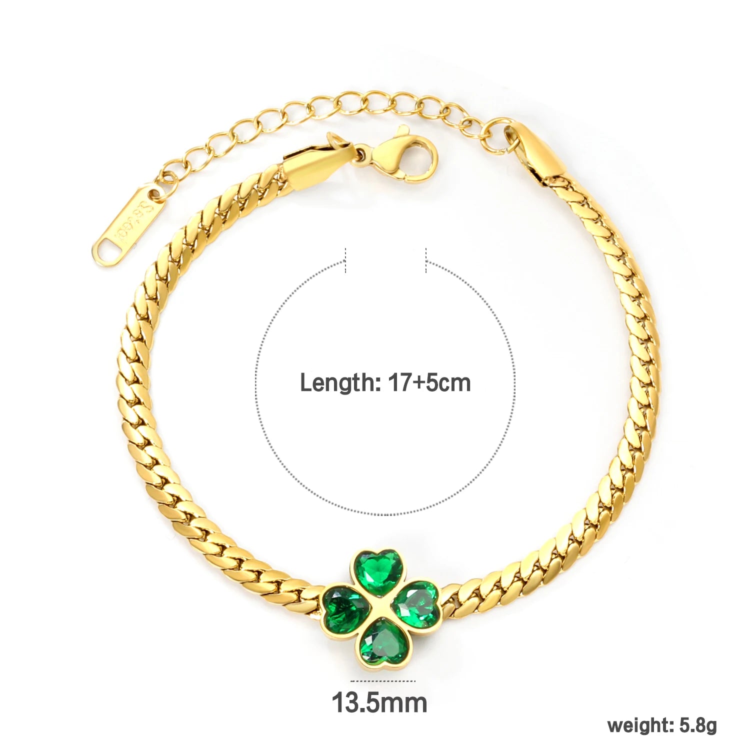 LUXUSTEEL Simple Hollow Circular Buckle Bracelet – Stainless Steel Chain Jewelry for Women & Girls - Image 22