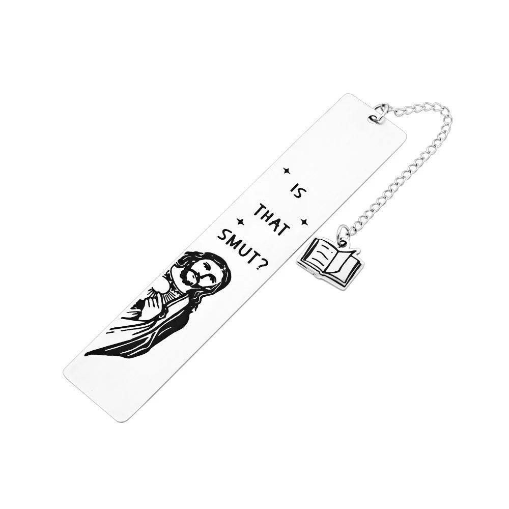 Funny "Peeking Jesus" Metal Bookmark – Humorous Gift for Book Lovers - Image 11