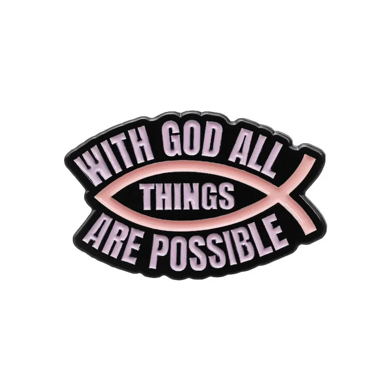 "May The Holy Spirit Be With You" Enamel Pin – Christian Quote Brooch for Believers - Image 8