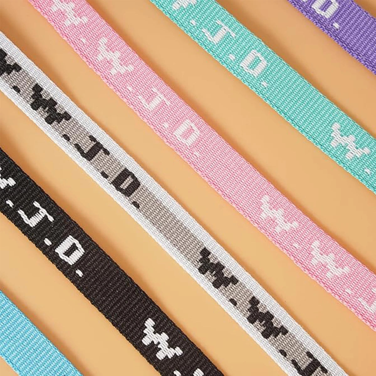 Harong WWJD Adjustable Colorful Bracelets – Inspirational Christian Jewelry for Men & Women - Image 3