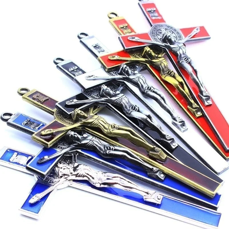 1Pc Church Relics Crucifix – Jesus on the Stand or Wall Cross - Image 3