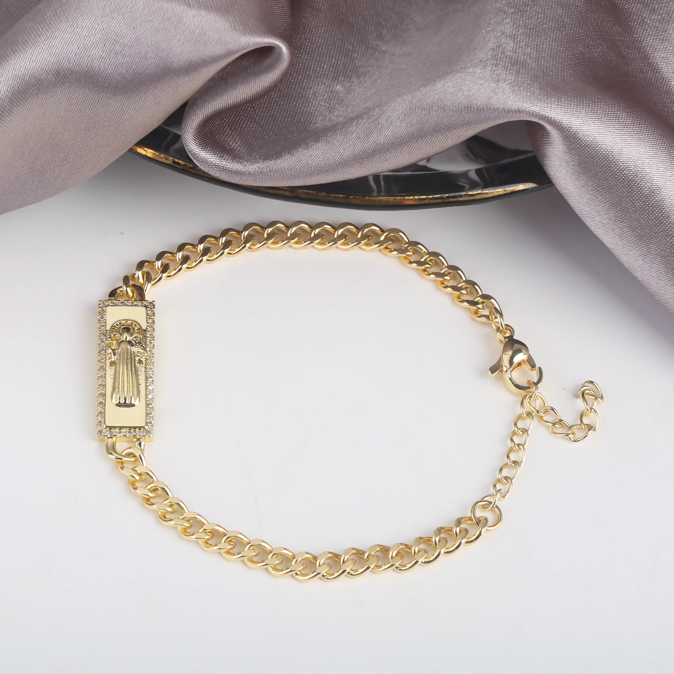 High-Quality St. Jude & Madonna Bracelet – Religious Jewelry Gift for Men & Women - Image 16